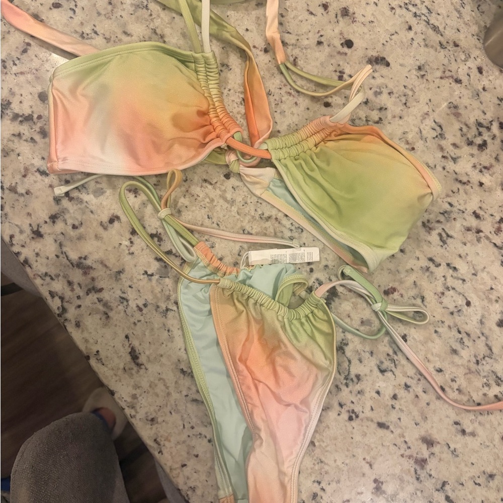 Cupshe - jojo fletcher collab Colorful Tie-Dye Bikini Set